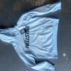 Hell Star Size Medium Light Blue And Black Never Worn Dead Stock 