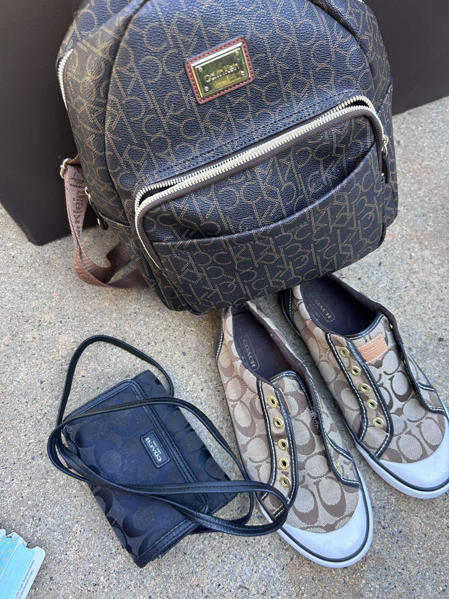 Coach Shoes And Small Wallet Purse