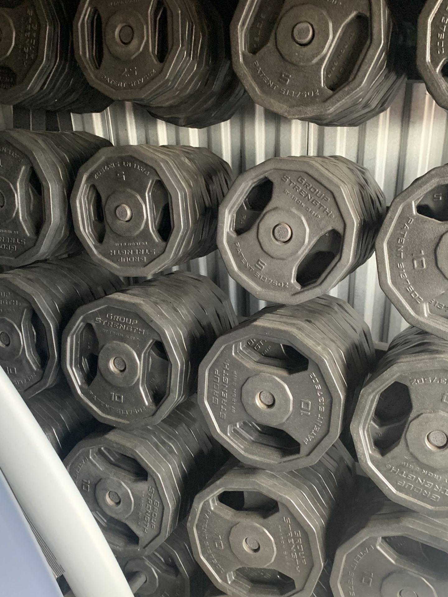 Iron Grip Strength Aerobics Barbell And Plate Weight Set