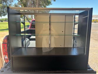 Beautiful Lighted Glass Display Case