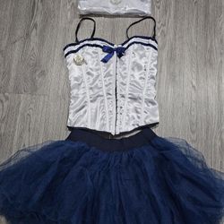 Adult Women's 2 in 1 Police Officer/Sailor Costume 