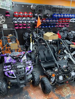 ATV, dirt bike, go kart