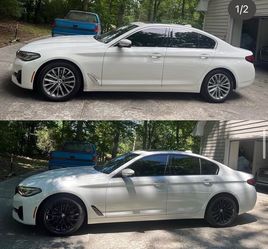 Rim blackout and caliper painting