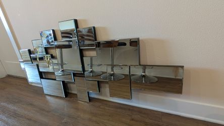 Modern Art Geometric Wall Mirror