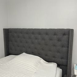 Queen Upholstered Bed Frame 