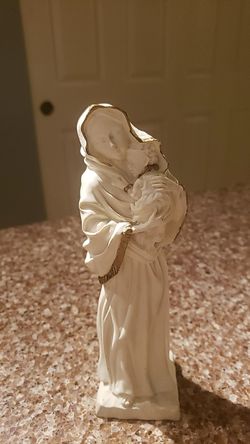 Porcelain Mary with baby