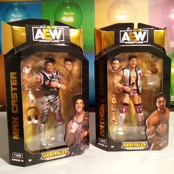 AEW Wrestling: Anthony Owens#127 And Max Caster#129.(New )