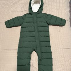 Primary Baby Parka Puffer Suit Green 18-24 Mo
