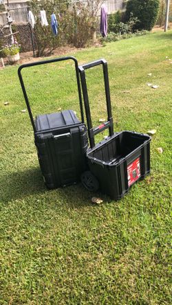 2 Husky Rolling System Containers 