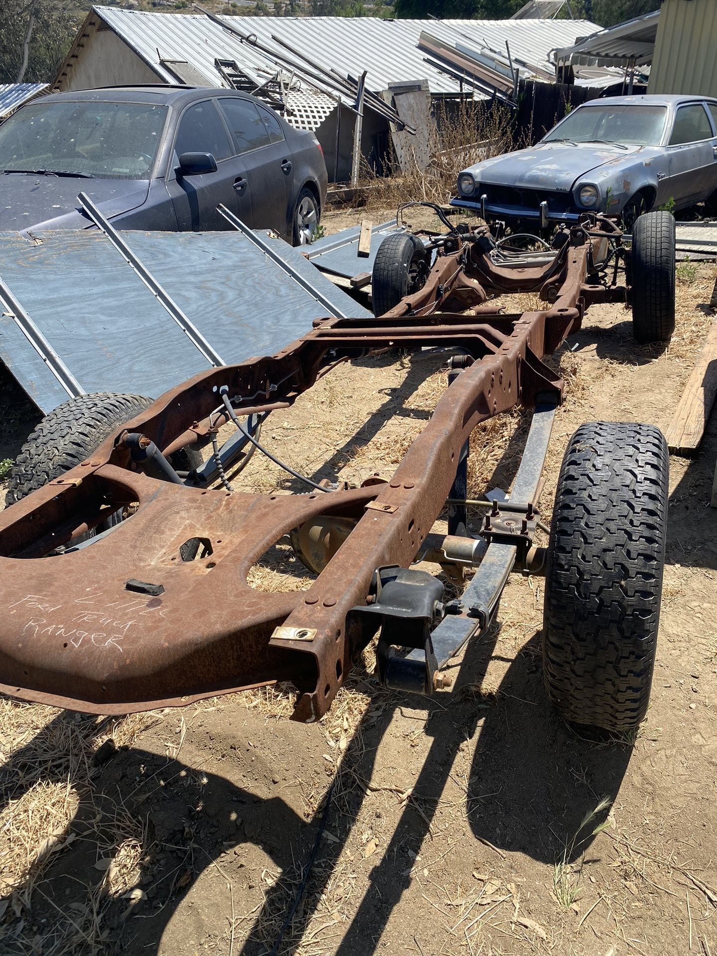 Ford Ranger Frame Includes Rear End & Power Steering