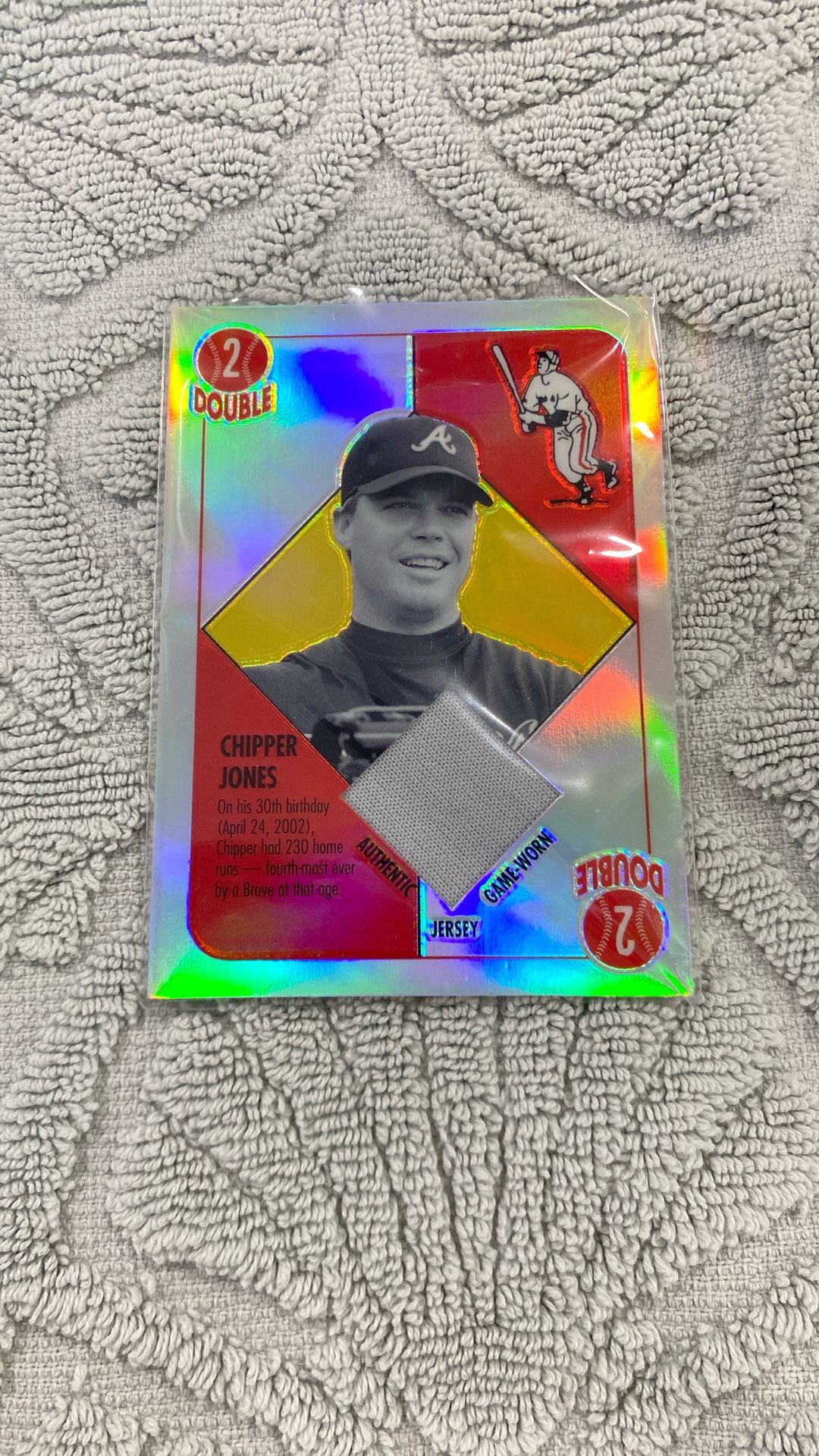 Chipper Jones Jersey Card 2003