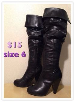 Black Boots Size 6
