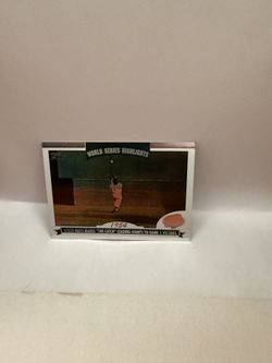 Topps 2004 World Series Highlights Willie Mays #WS-WM Giants 'The Catch' Card