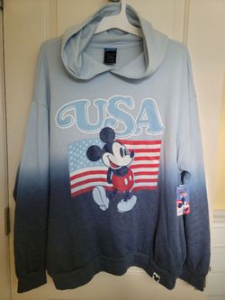 Micky Mouse Hoodie USA 250 Years