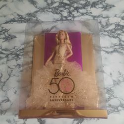 50th Anniversary Barbie Collector Doll Figure Robert Best 2008 Mattel New in Damaged Box N4981