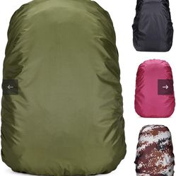 Portable Waterproof Backpack Rain Cover Rainproof Backpack Cover 