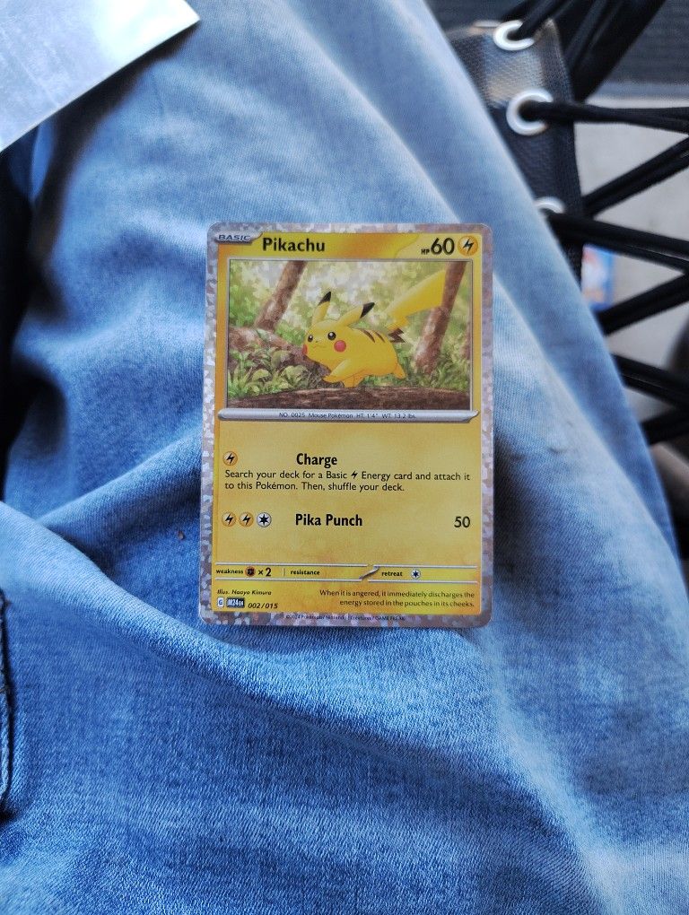 Pokemon Pikachu mcdonalds Promo HOLO Card Mint