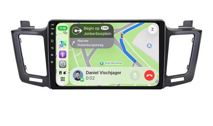 Lulaion Car Radio for Toyota Rav4 2013-2018: 10.1" HD Touchscreen Stereo with Wireless CarPlay Android Auto Bluetooth 5G WiFi GPS FM RDS SWC Backup Ca