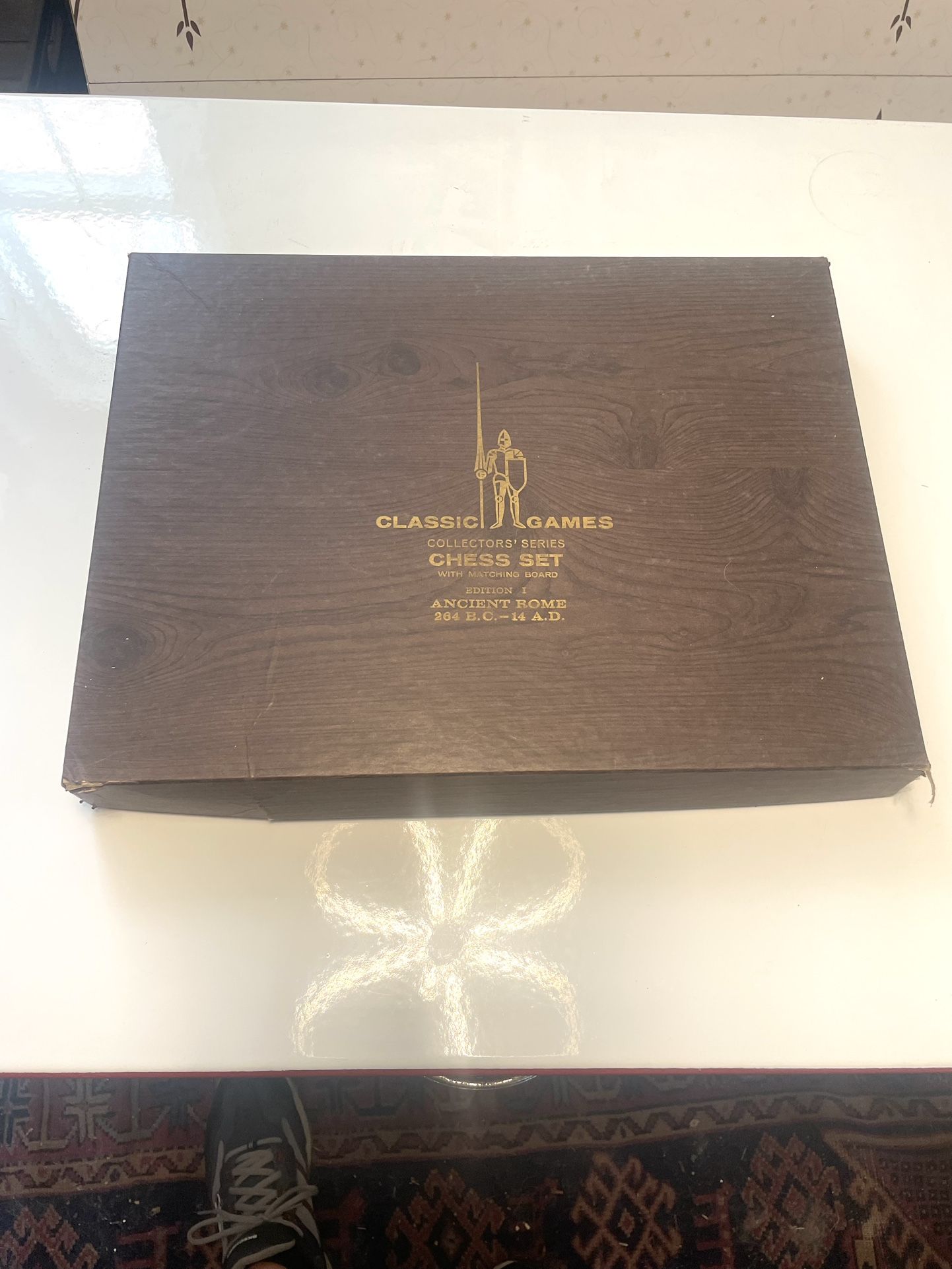 Classic Games Collector's Series Chess Set Edition 1 Ancient Rome 264 BC -14 AD