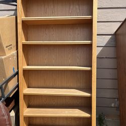 Book Shelf Solid Oak