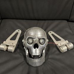 Harley Davidson Custom Skull Headlight
