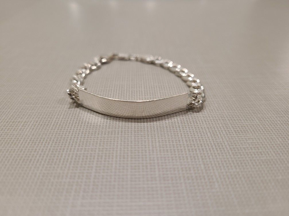 Pure silver bracelet