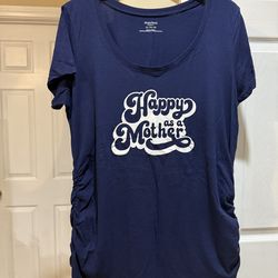 Blue maternity Blouse