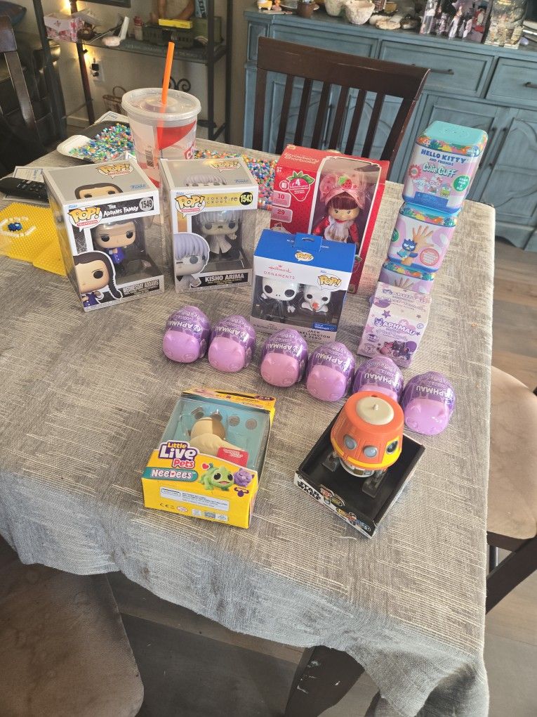 Lot Of NEW Toys And Collectible Ornaments, In Package, New.