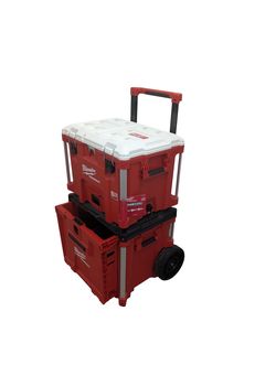 Milwaukee packout rolling drawer and packout xl cooler