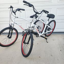 2 X Electra 21d Cruiser Size Large Wheels 26 , Speeds 21 Both For 750$ Or 390$ Each 