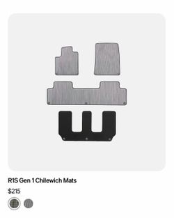 Rivian r1S Original Floor Mat’s