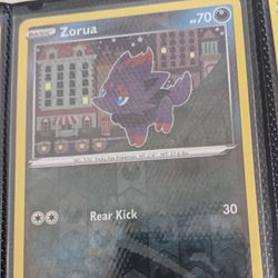 Pokemon Card Zorua Holo