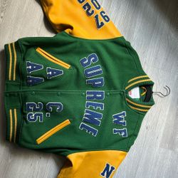 Supreme Praises Varsity Jacket