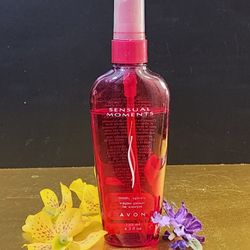 Rare Avon Sensual Moments Body Spray - Vapo Pour Le Corps - 4.2 oz. Mist, 85% Full