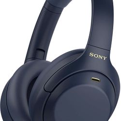 Sony WH-1000XM4 Wireless Premium Noise Canceling Overhead Headphones with Mic for Phone-Call and Alexa Voice Control, Blue