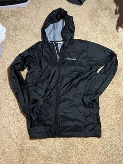 Columbia Black Windbreak Style Jacket Size Boys L
