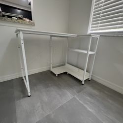 White Modern Computer Corner Desk