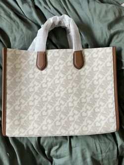 MICHAEL KORS Gigi Large Empire Signature Logo Tote Bag