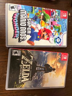 Mario Bros Wonder and Zelda