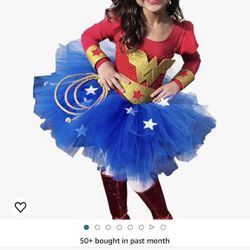 🌟 New 🌟 Wonder Girl Custom Dress Superhero 