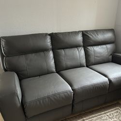 Grey Sofa Recliner 