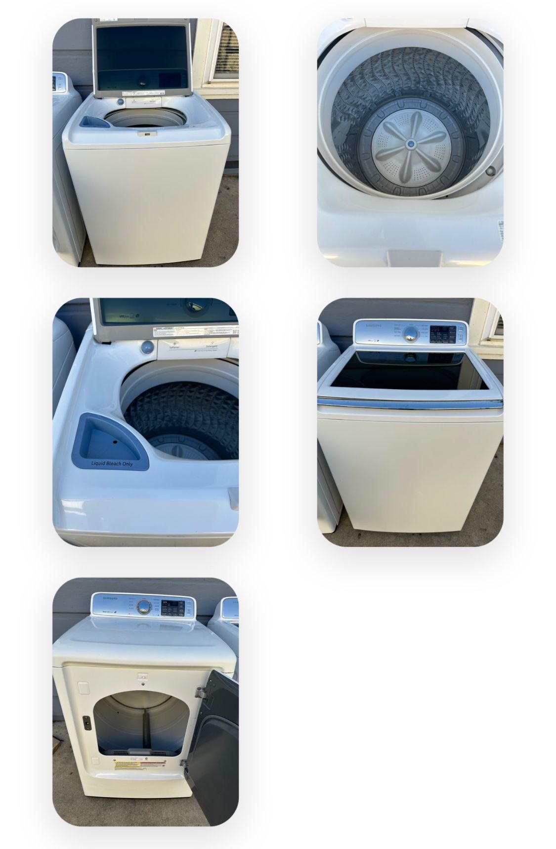  Samsung Washer & dryer 