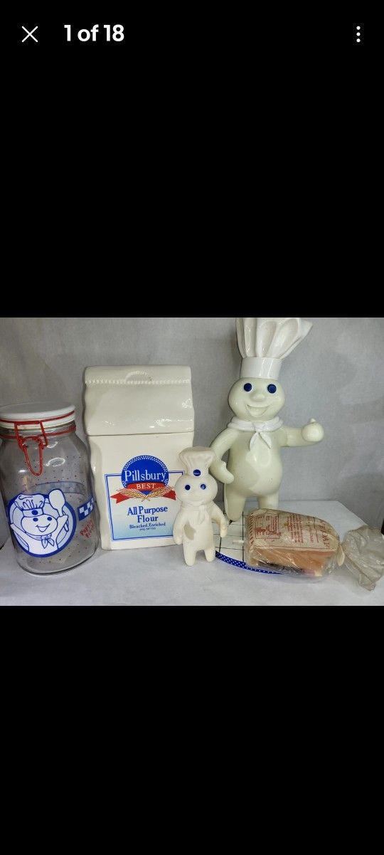 PILLSBURY DOUGHBOY FIGURE Statue bundle vintage