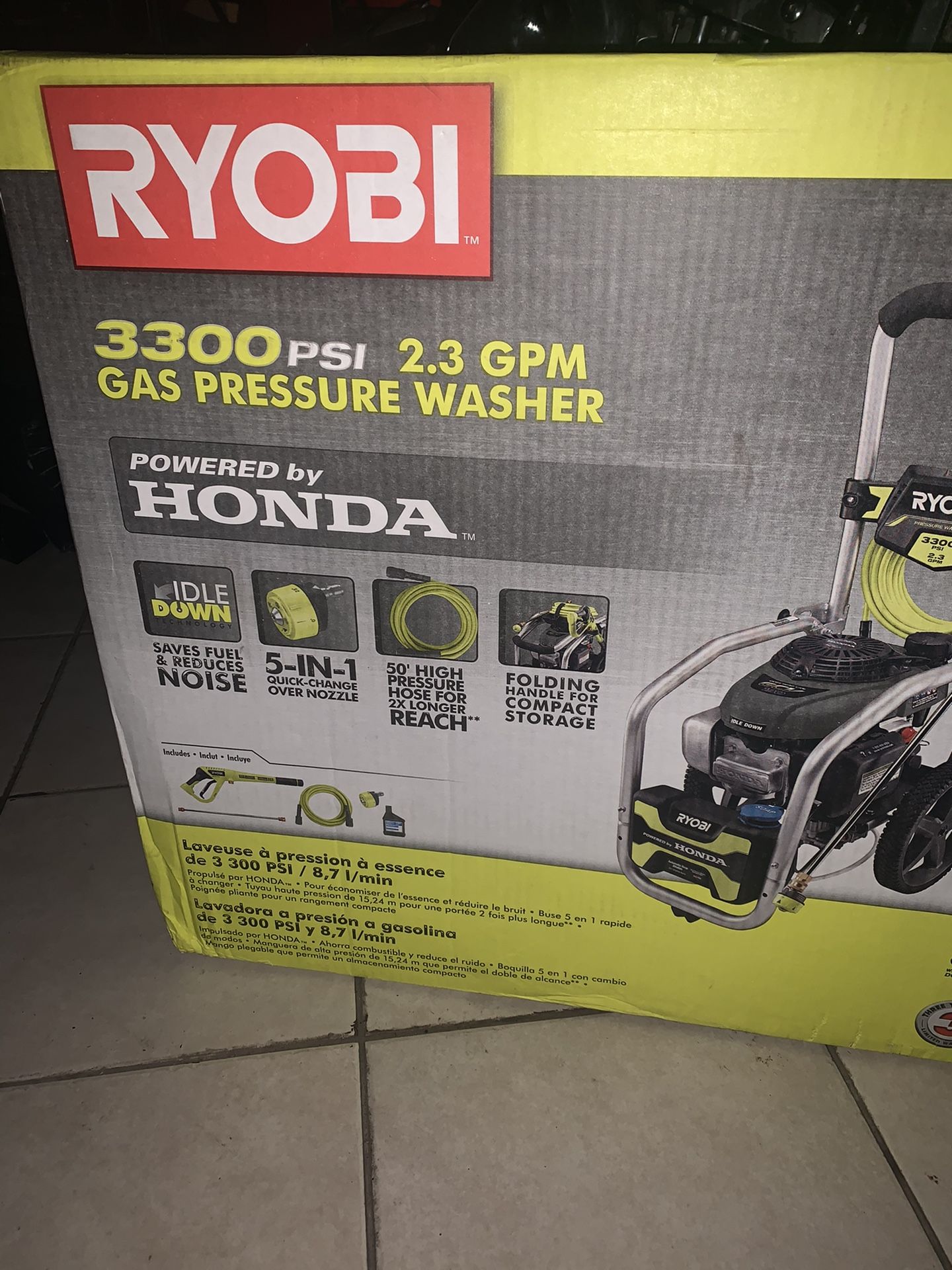 Brand new ryobi pressure washer 3300psi