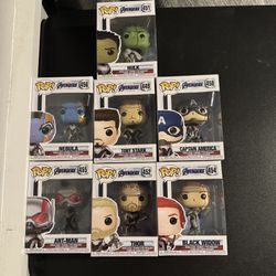 7 Marvel Avengers Endgame Funko Pops Same Set