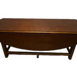 Boca Bernhardt Chestnut Wood Extendable Leaf Console/Buffet Oblong Table