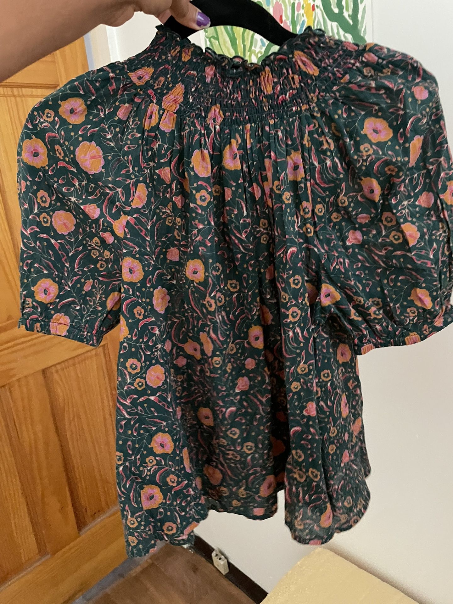 Roller Rabbit Floral Print Top