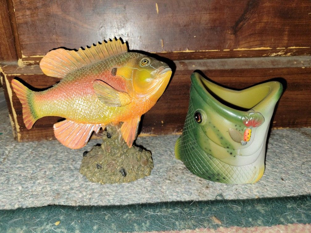 Fish Display& Largemouth Koozie