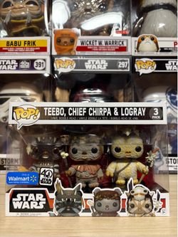 Funko Pop! Vinyl: Teebo/Chief Chippa/Logray 3 Pack - Walmart Exclusive/40th Year Anniversary