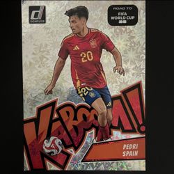 2025-26 Donruss Road to FIFA World Cup 26 Kaboom! #13 Pedri Spain OVERSIZED